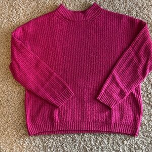 American Eagle Outfitters Fuchsia Turtleneck Sweater